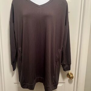 Zenana Gray Tunic Top